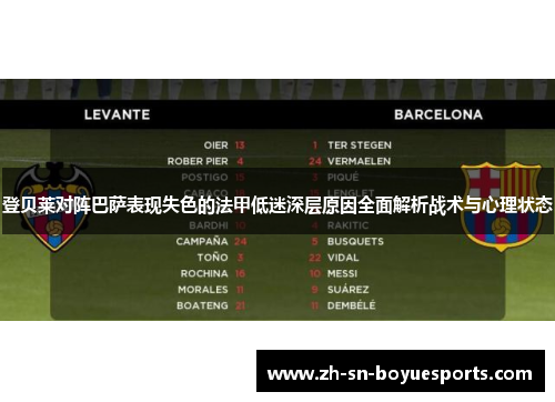 登贝莱对阵巴萨表现失色的法甲低迷深层原因全面解析战术与心理状态 登贝莱对阵巴萨表现失色的法甲低迷深层原因全面解析战术与心理状态